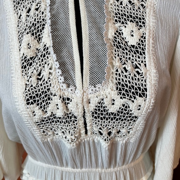 Cleobella Maxi Dress. Ivory. Size Large. - Picture 7 of 13